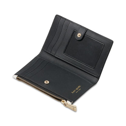 Kickoff Embossed Smooth Leather Small Slim Bifold Wallet