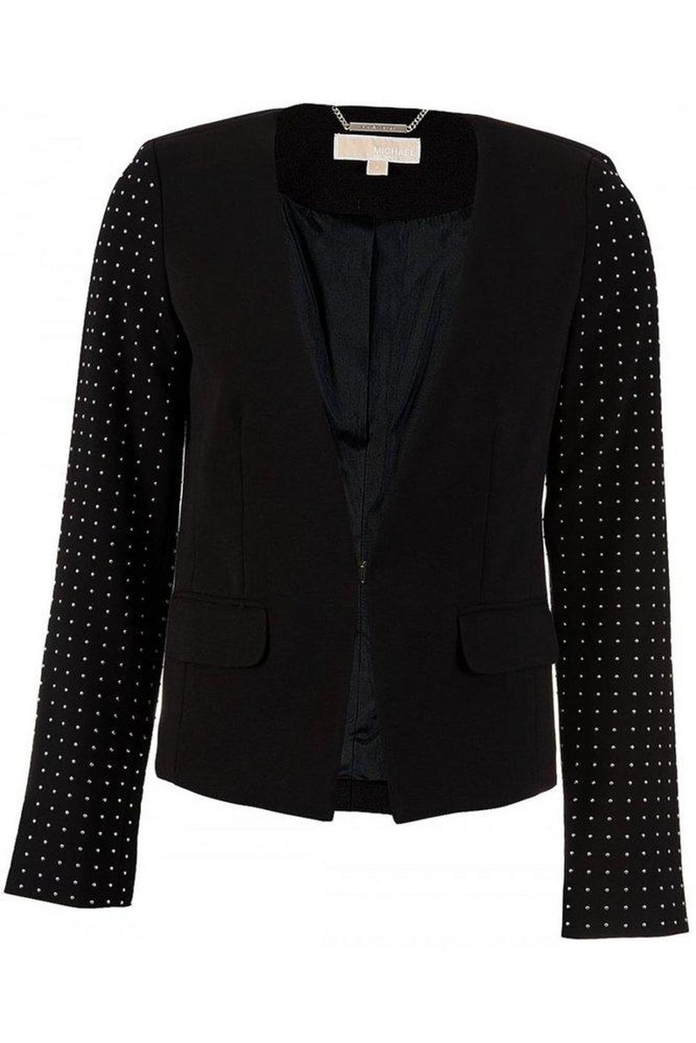 Michael Kors V-Neck Studded Blazer