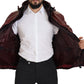 Dolce & Gabbana Elegant Bordeaux Full Zip Hooded Jacket