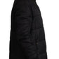 Dolce & Gabbana Elegant Black Hooded Parka Winter Jacket