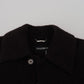 Dolce & Gabbana Elegant Black Alpaca Wool Blend Jacket