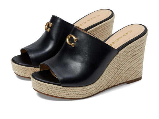 Gloria Leather Wedge