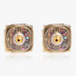 Kate Spade Glitter Square Stud Earrings