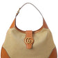 Gucci Aphrodite Large Canvas & Leather Shoulder Bag