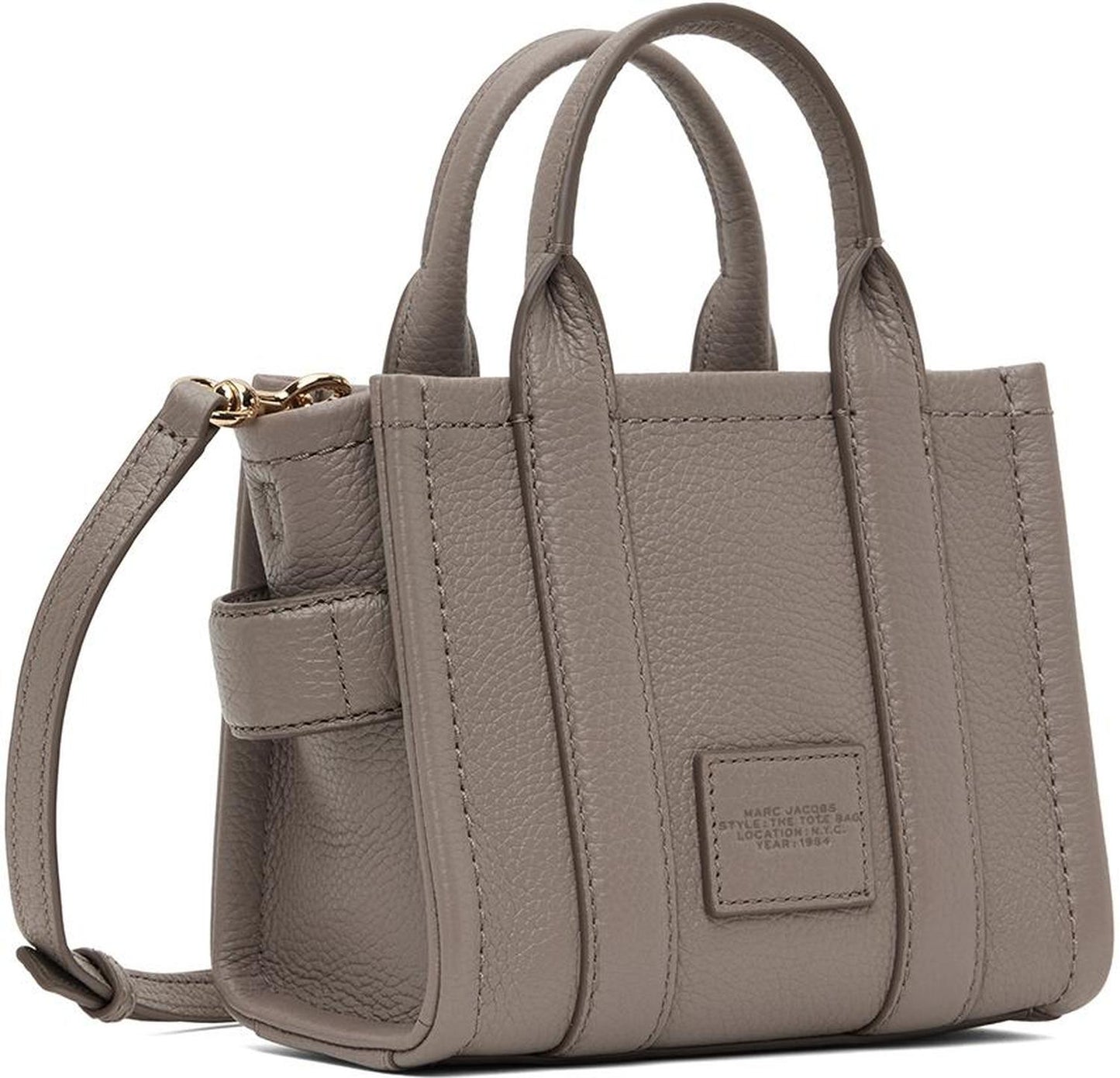 Gray 'The Leather Crossbody' Tote