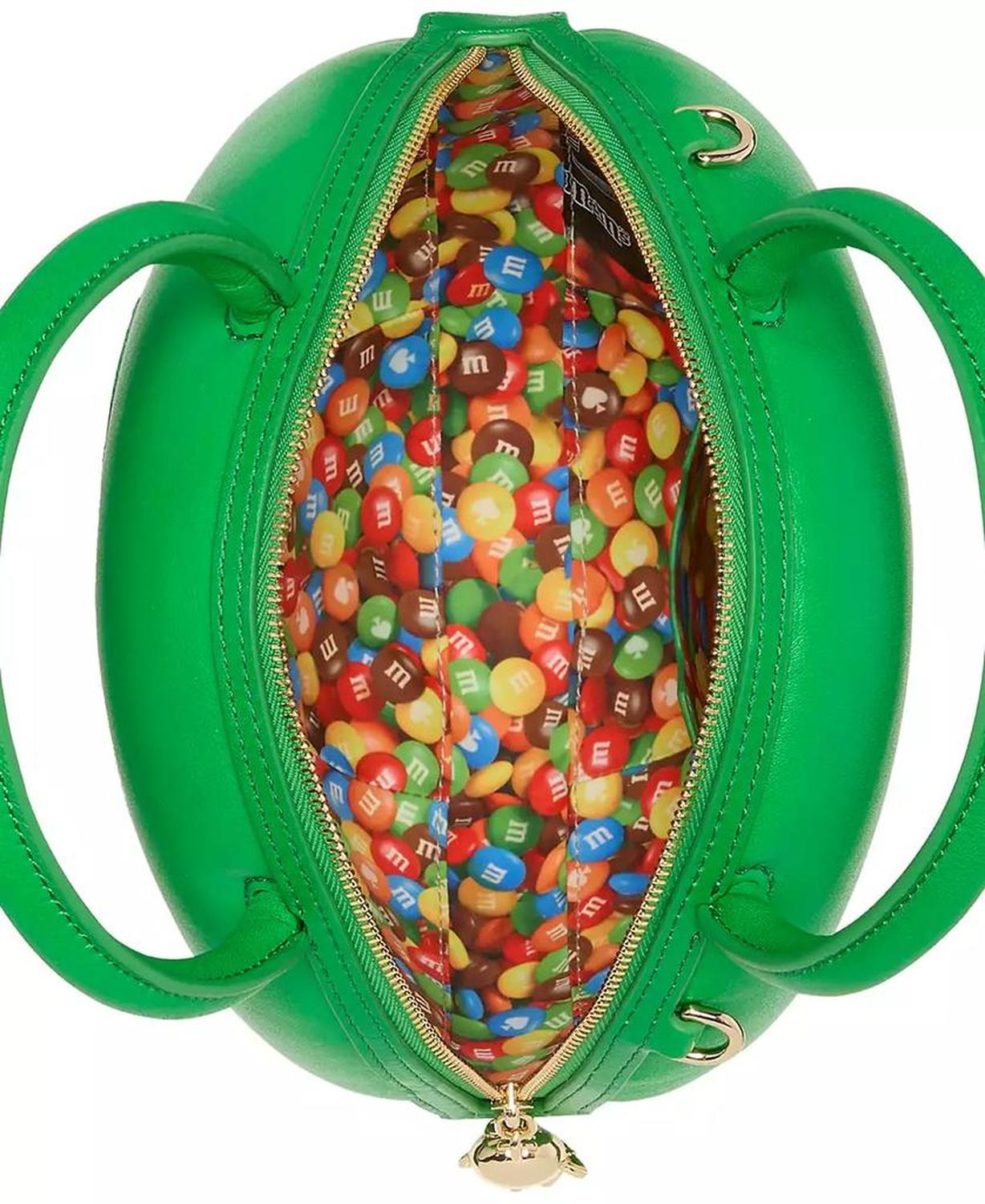 X M&M's Embellished Smooth Leather 3D Crossbody Bag