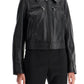 Sportmax Short Leather Jacket For Women