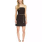 Women's Bustier Sleeveless Belted Mini Dress