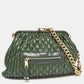 Marc Jacobs Metallic Quilted Leather Stam Shoulder Bag