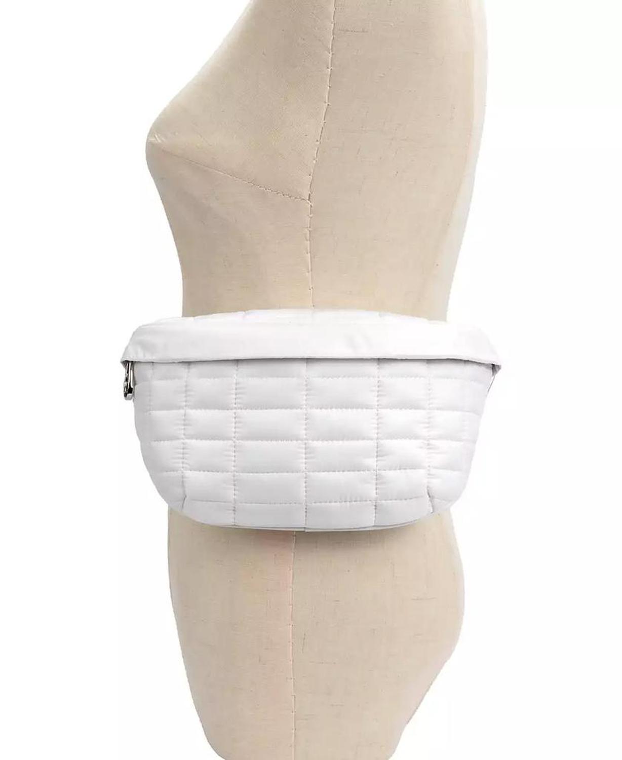 Women's Quilted Snap-Buckle Belt Bag