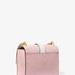 Greenwich Small Color-Block Signature Logo Crossbody Bag