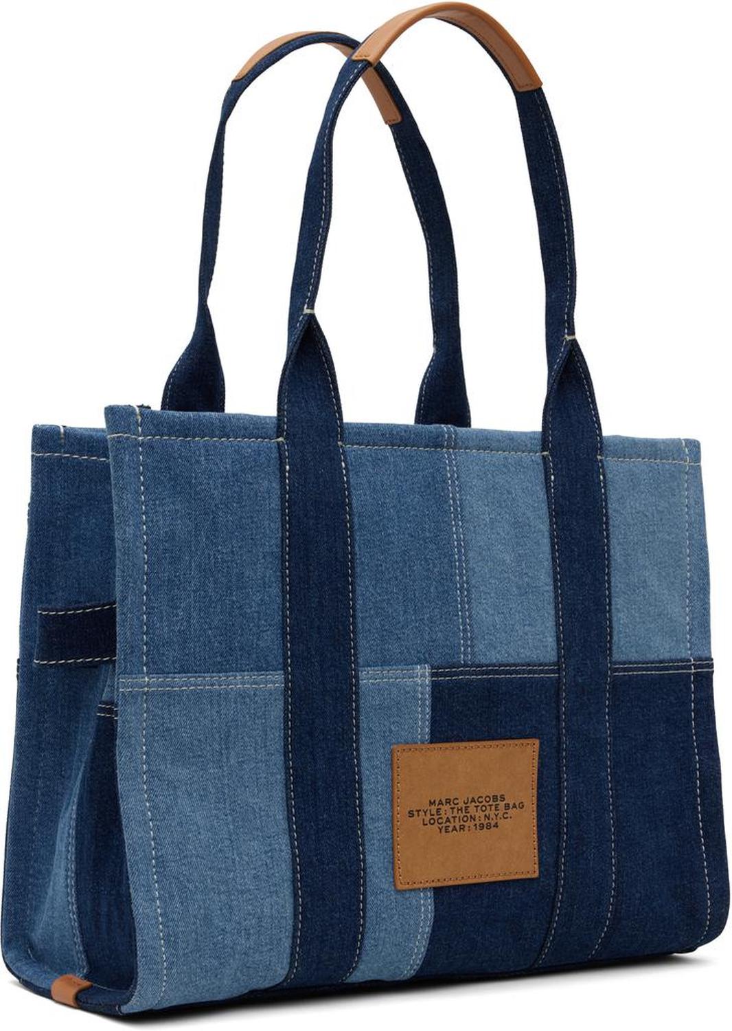 Blue 'The Denim Large' Tote