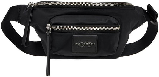 Black 'The Biker Nylon' Belt Bag