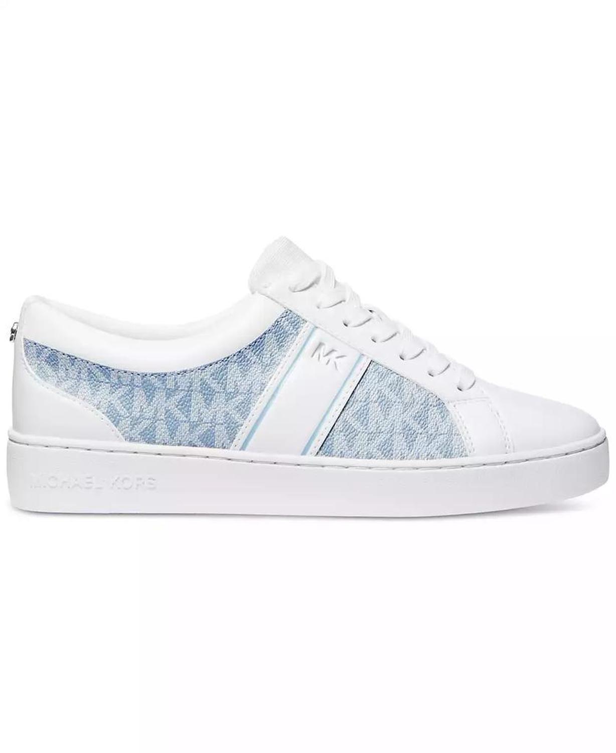 MICHAEL MMK Juno Stripe Lace-Up Low-Top Sneakers