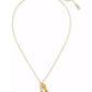 Gold-Tone Gogo Taxi Flats Pendant Necklace, 16" + 3" extender