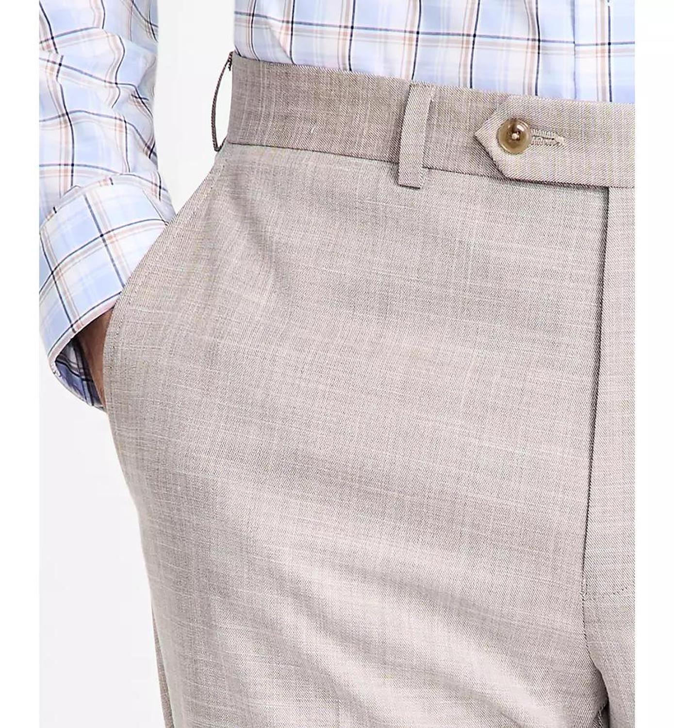 Men's Classic-Fit Sharkskin Dress Pants