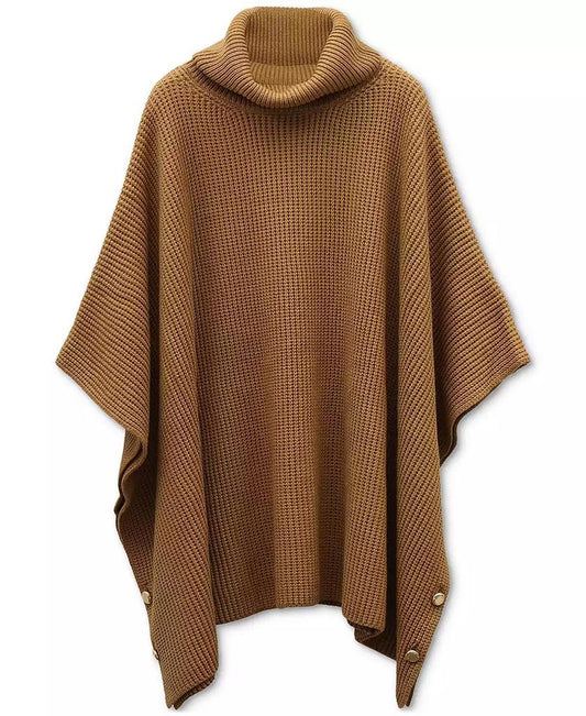 Women's Thermal Turtleneck Poncho