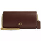 Refined Leather Essential Long Wallet on Chain