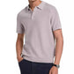 Men's Short Sleeve Textured Mouline Polo Shirt