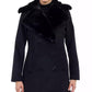 Women's Faux-Fur-Collar Coat