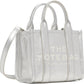 Silver 'The Metallic Leather Crossbody' Tote