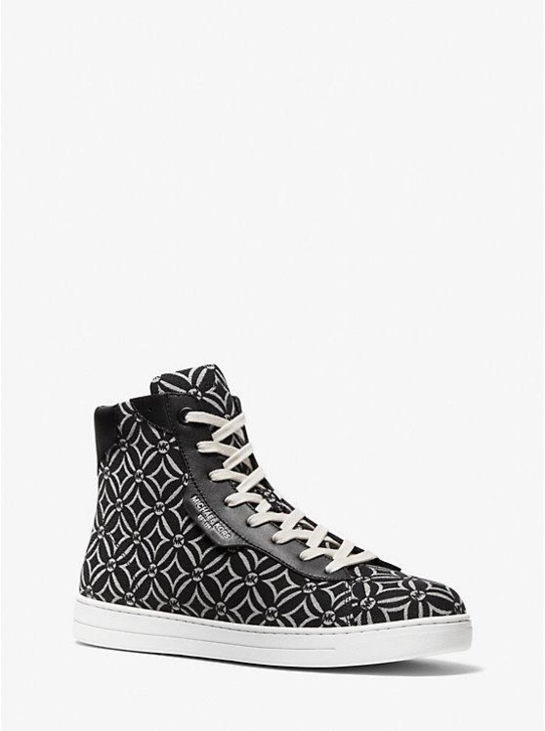 Keating Logo Jacquard High-Top Sneaker