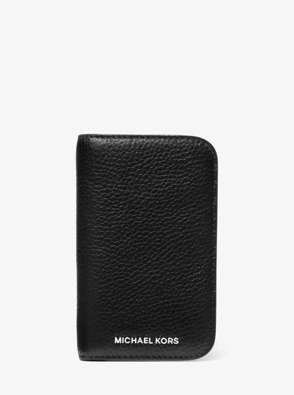 Hudson Pebbled Leather Billfold Wallet