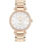 Coach Women's Cary Rose White Dial Watch