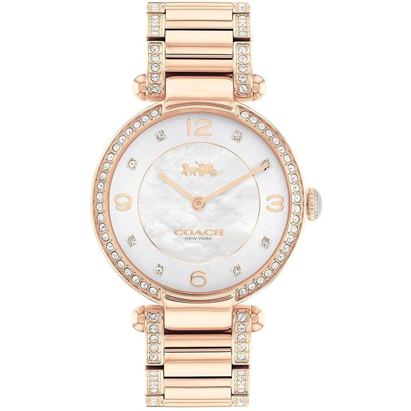 Coach Women's Cary Rose White Dial Watch