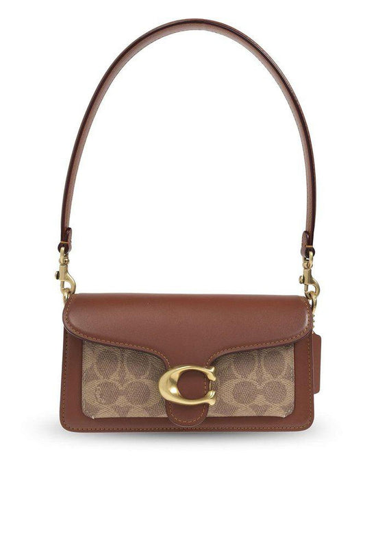 Coach Tabby Logo Plaque Shoulder Bag