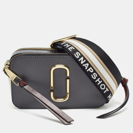 Marc Jacobs Tri Color Leather Snapshot Camera Crossbody Bag