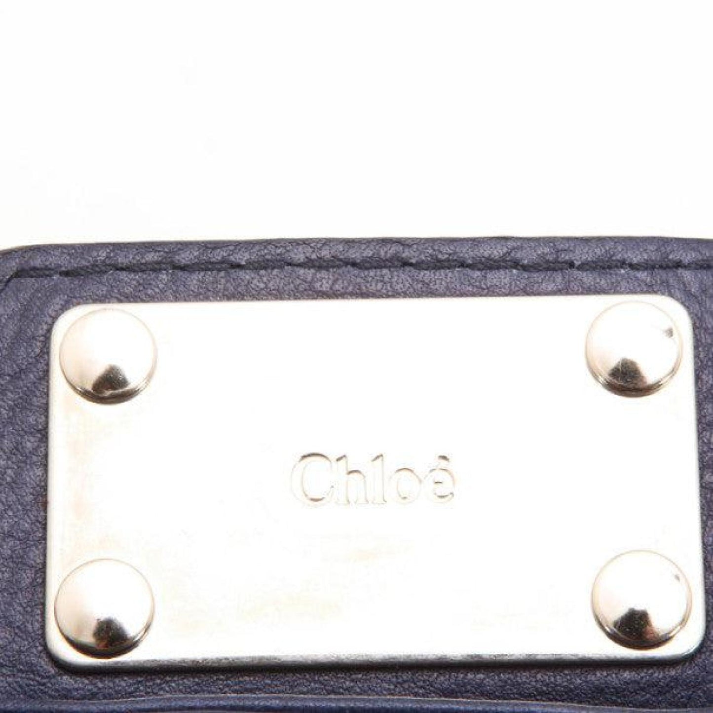 Chloe Navy Large Paddington Tote