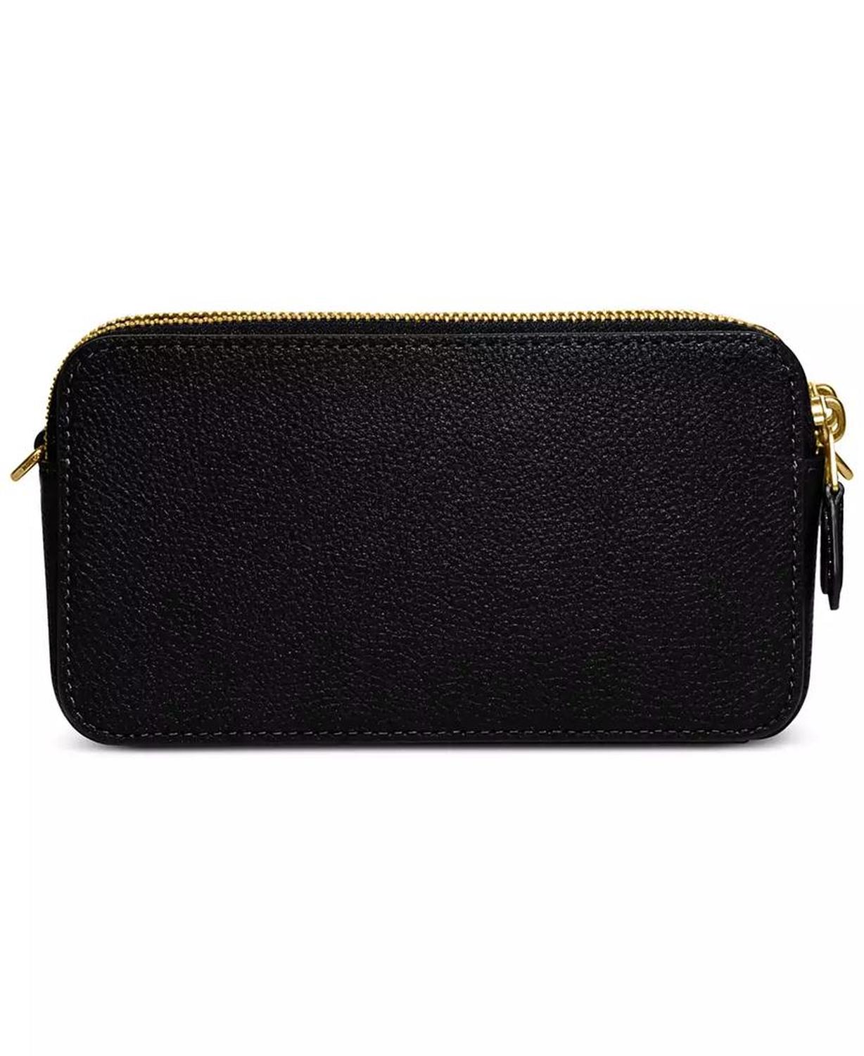 Kira Polished Pebble Leather Small Crossbody