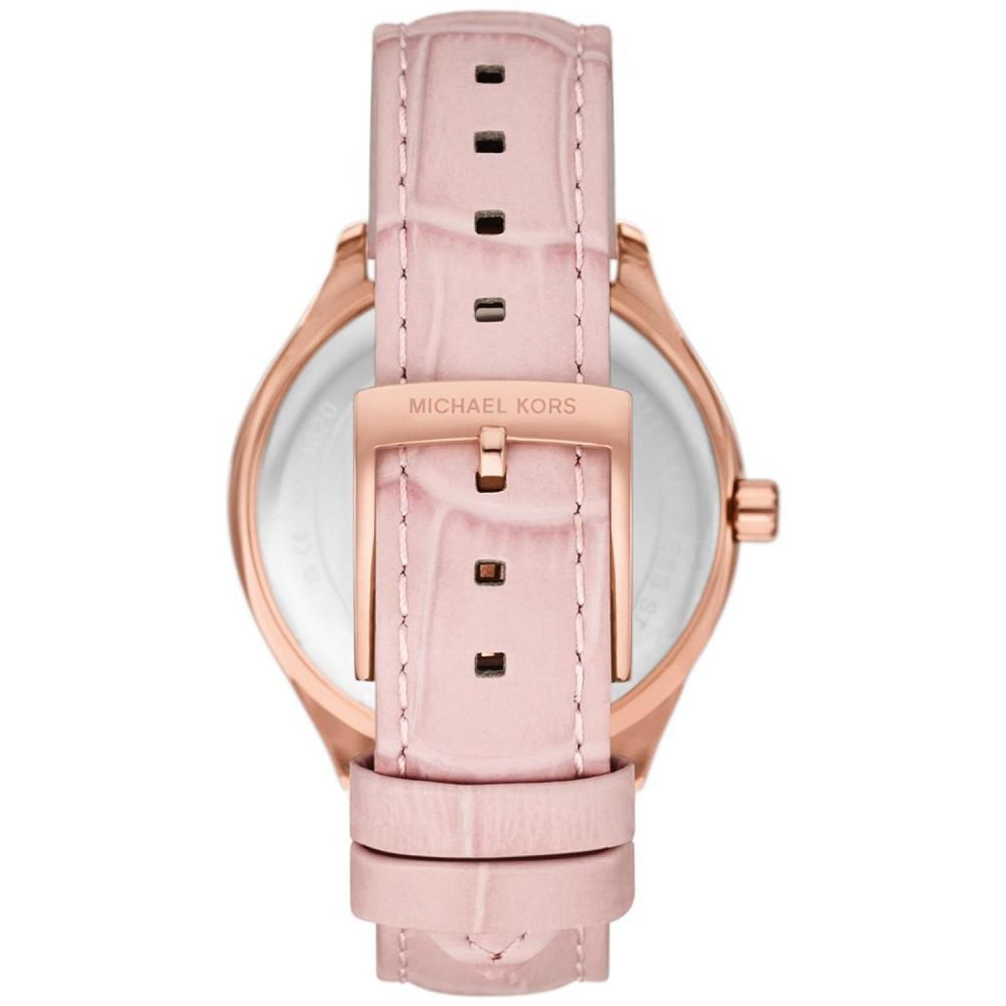 Women's Sage Three-Hand Blush Croco Embossed Leather Watch 38mm