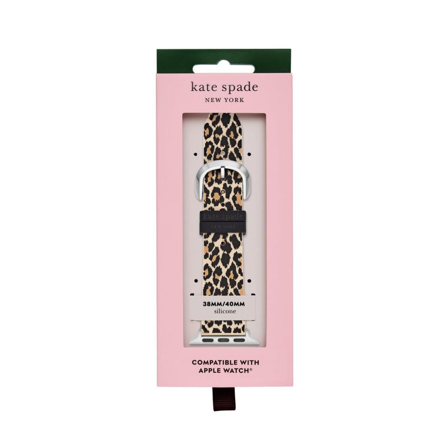 kate spade new york leopard silicone 38mm bands for Apple Watch