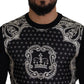 Dolce & Gabbana Elegant Wool Silk Blend Crewneck Sweater