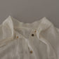 Dolce & Gabbana Elegant Silk Ascot Collar Blouse