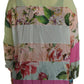 Dolce & Gabbana Elegant Floral Patchwork Silk Blouse