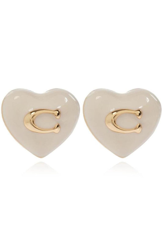 Coach Heart-Shape Earrings