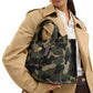 Camo Print Canvas Medium Cargo Tote