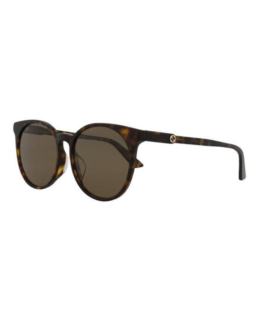 Round-Frame Acetate Sunglasses