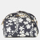 Michael Kors Navy  Leather Floral Dome Crossbody Bag