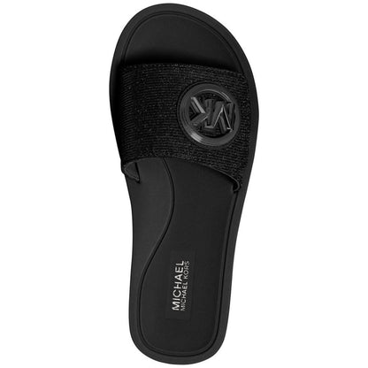 Women's Logo-Disc Slide Sandals