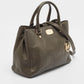 Michael Kors Green Leather Logo Tote