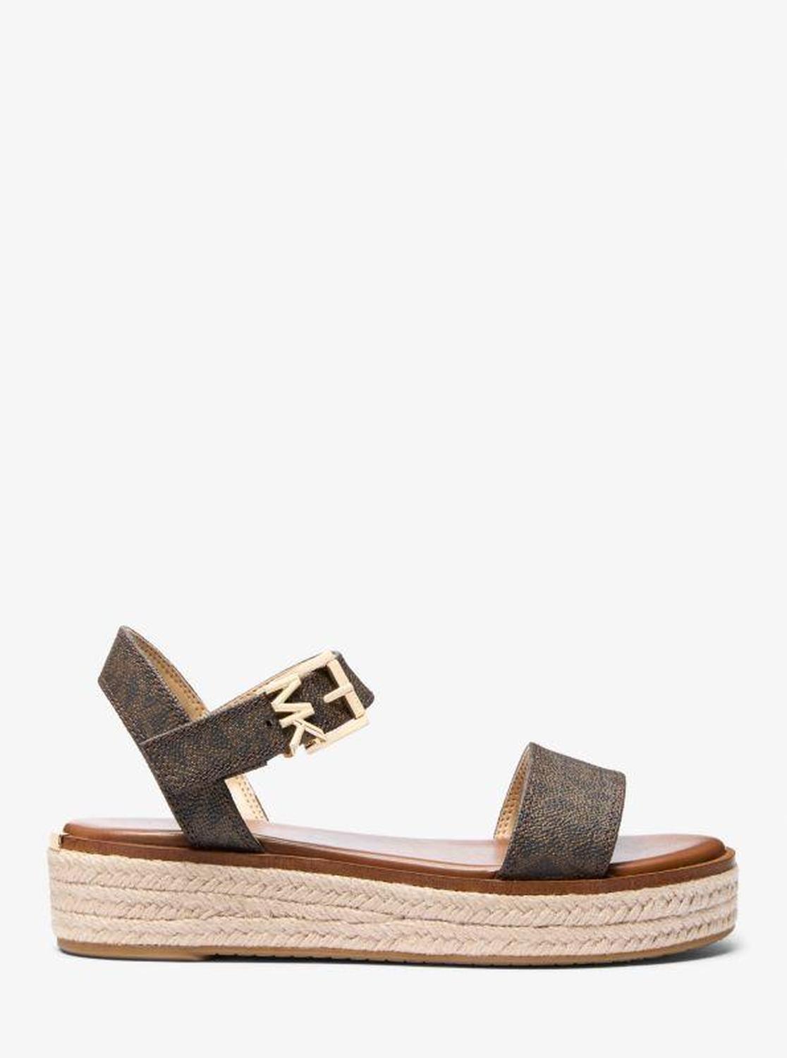 Richie Signature Logo Platform Espadrille Sandal