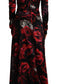 Dolce & Gabbana Elegant Floral A-Line Sheath Dress