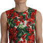 Dolce & Gabbana Multicolor Floral A-Line Dress