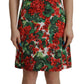 Dolce & Gabbana Multicolor Floral A-Line Dress