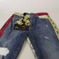 Dolce & Gabbana High Waist Patchwork Skinny Denim