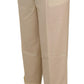 Dolce & Gabbana Elegant Ivory High-Waist Wool Pants